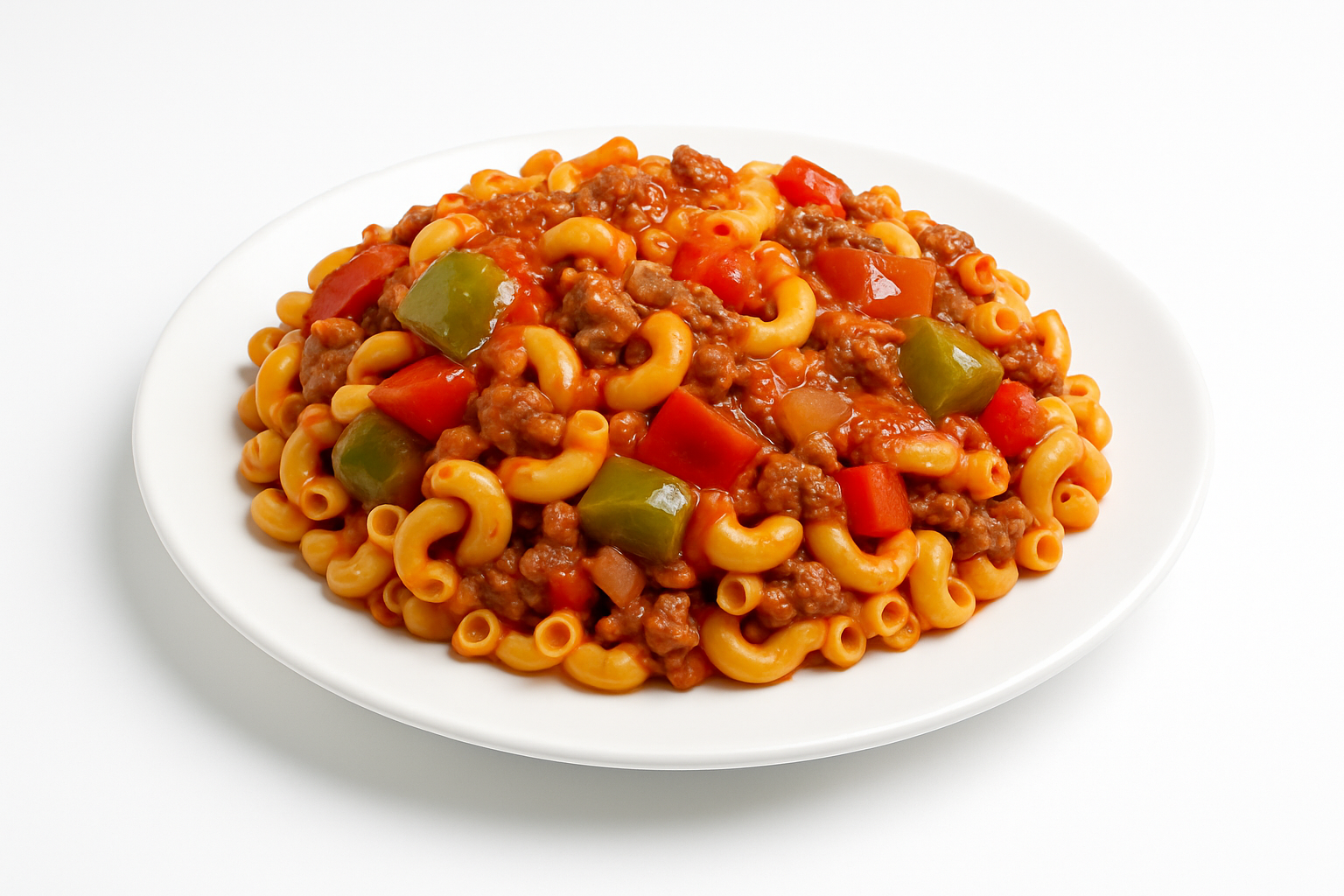 Homemade American Chop Suey diner classic