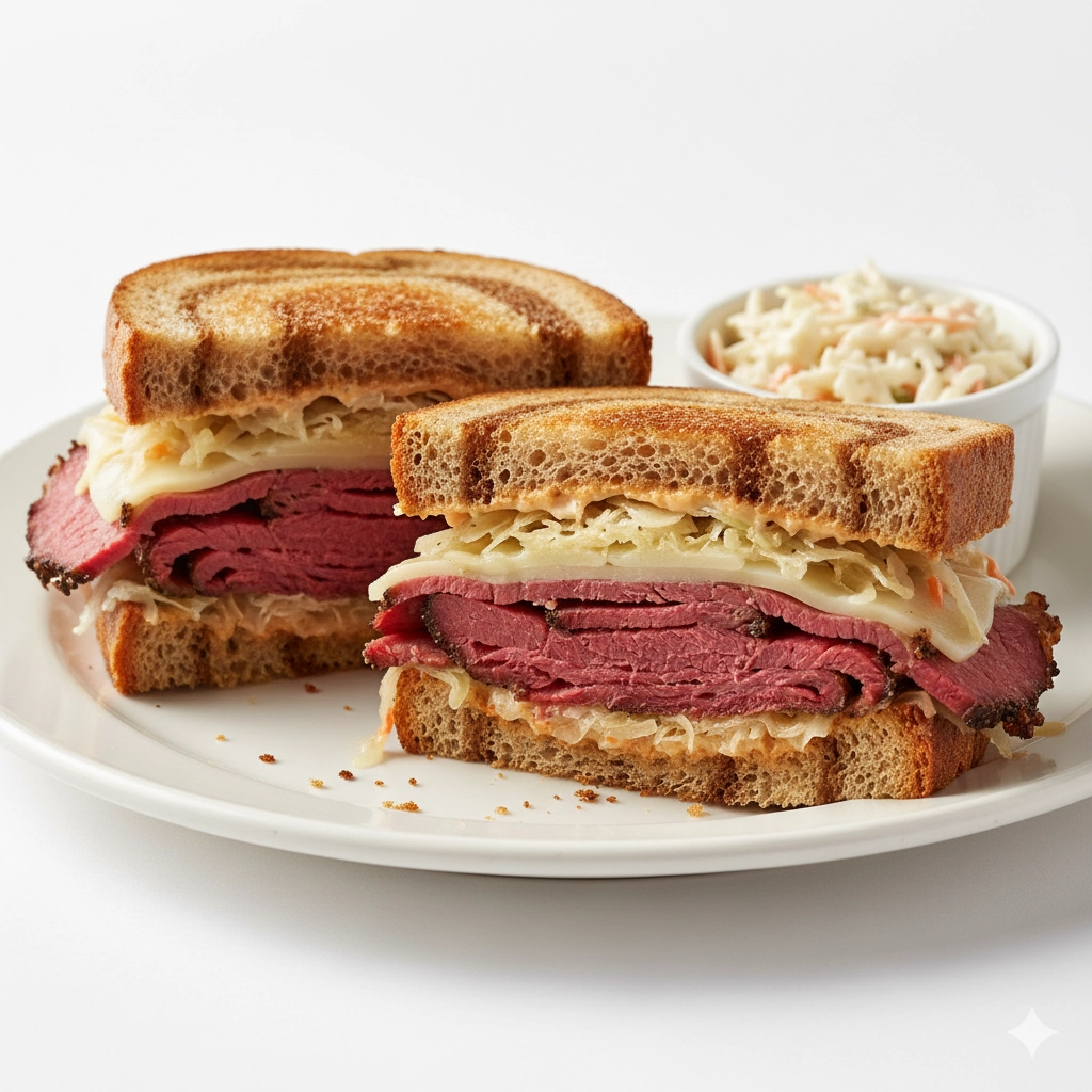 Classic Reuben sandwich lunch special at Early Bird Cafe