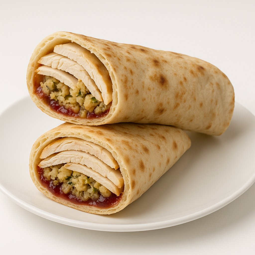 Thanksgiving Turkey Wrap lunch